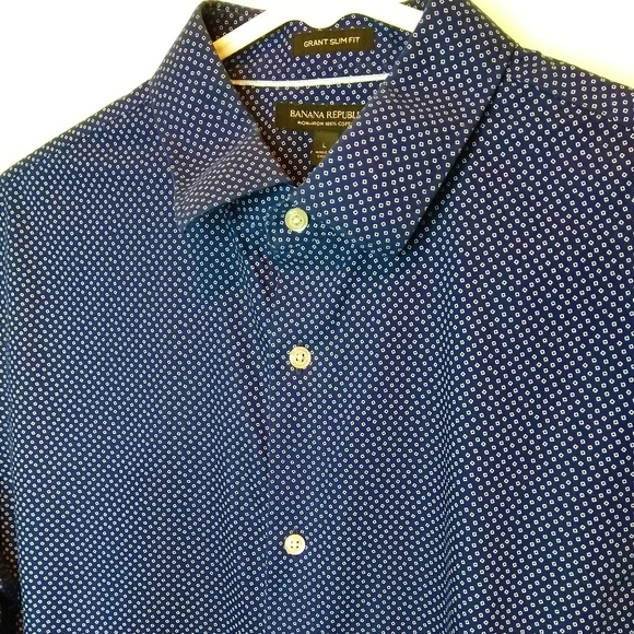 Banana Republic Slim-Fit Non-Iron Dress Shirt - Picture 1 of 8